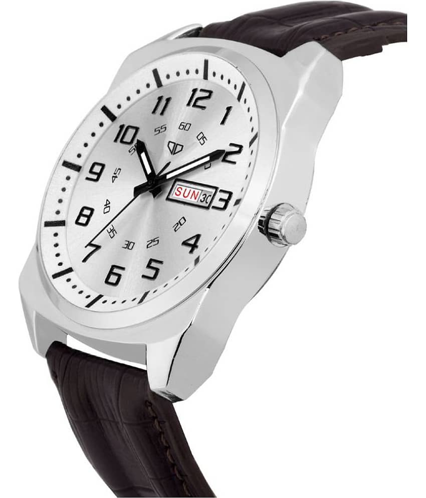 Walrus Large Size Dial Leather Analog Men's Watch view 2