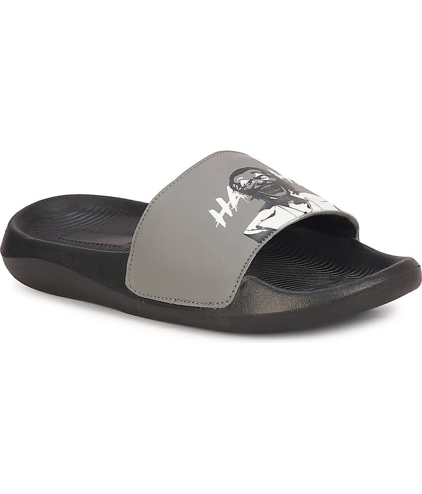 PERY PAO Grey Men's Slide Flip Flop view 2