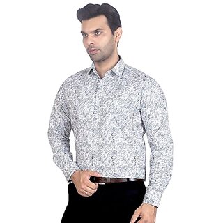 DUKUL Men'ss Printed Cotton Shirt Full Sleeve Regular Fit | Perfect for Formal & Casual Wear view 2