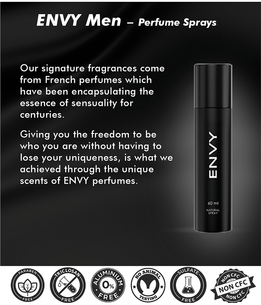 Envy Eau De Parfum (EDP) Fresh -Fragrance For Men ( Pack of 2 ) view 2