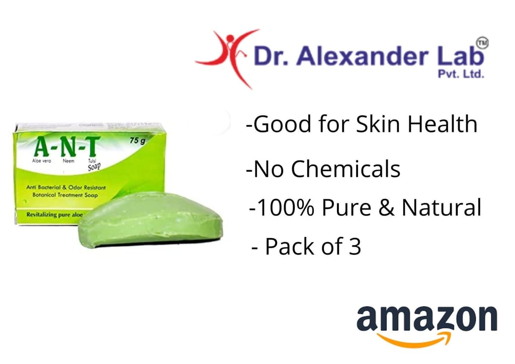 Pure Neem,Tulsi and Aloe Vera Soap PacK OF 3x75 gm view 2