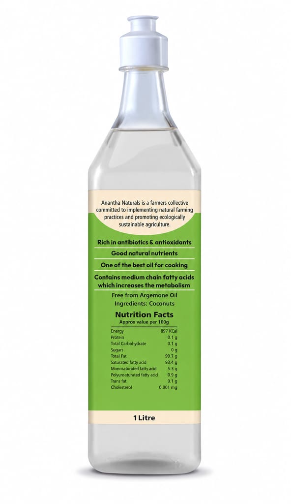 Coconut oil view 2