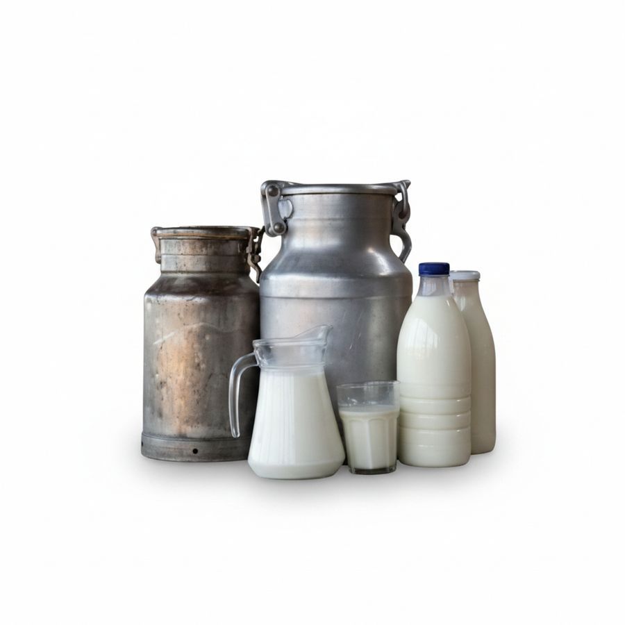 Fresh Cow Milk - 300 gm - One bottle of milk view 2
