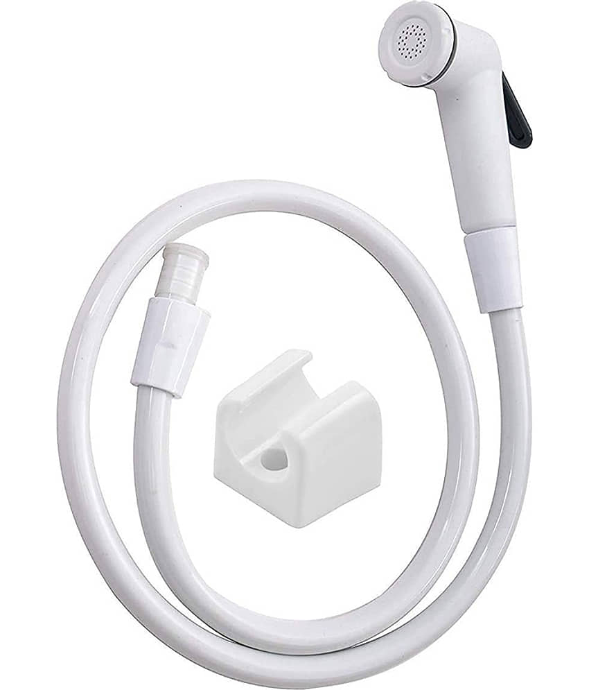 BathEStore Health Faucet - Toilet Jet Spray Health Faucet with 1 Mtr. Flexible Hose and Wall Bracket