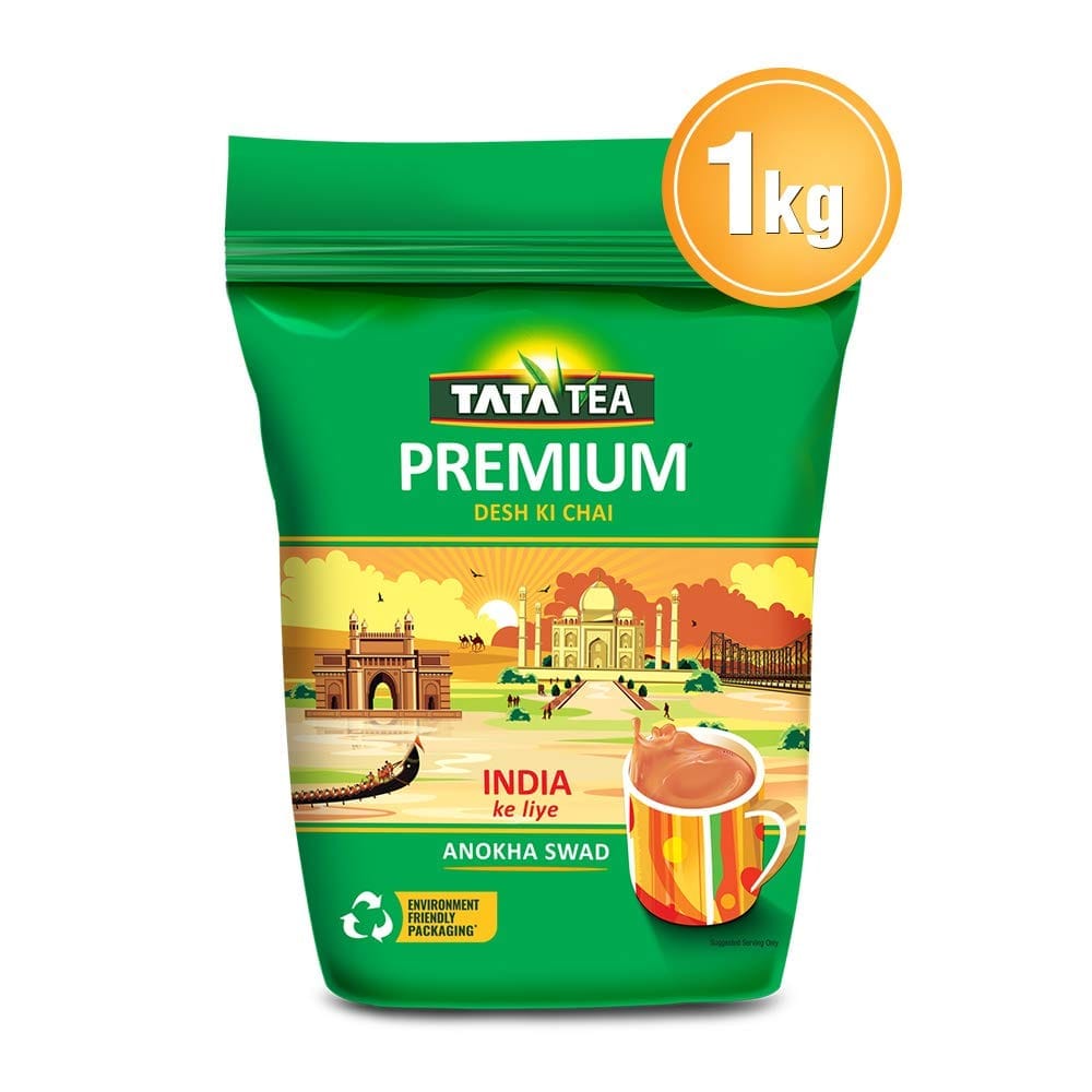 Tata Tea Premium Loose Leaves Desh Ki Chai Unique Blend Crafted For Chai Lovers Across India Black Tea 1Kg view 2