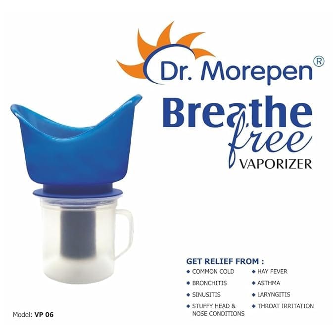 Dr. Morepen VP06 Breathe Free Vaporizer (Blue)