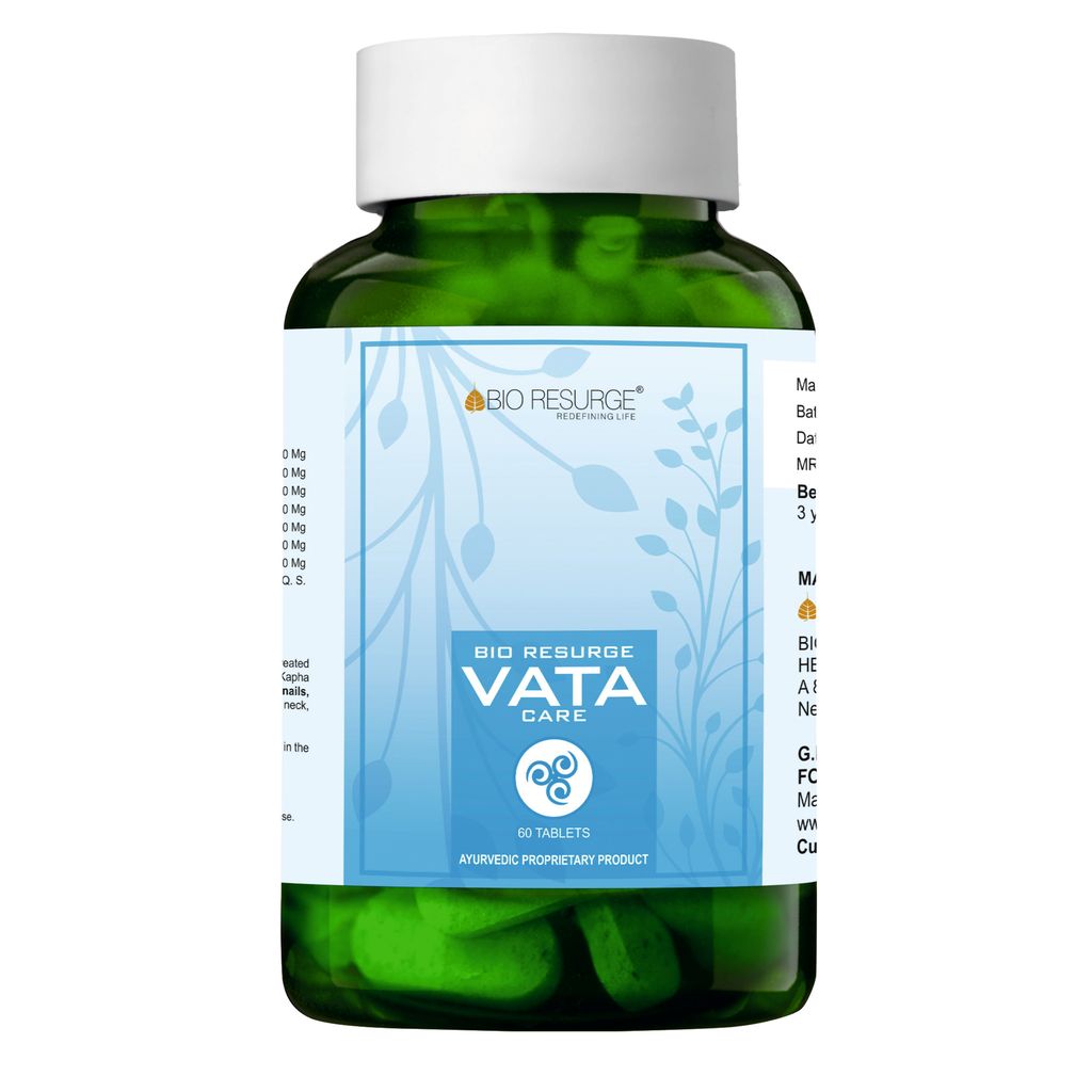 BIO RESURGE LIFE ||VATA CARE ||1000 Mg Tablets|| For Managing Of Vata Dosha view 2
