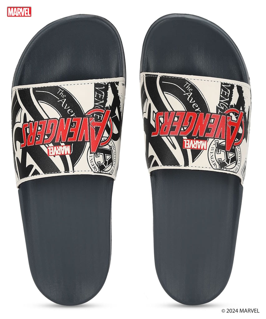 Marvel x Paragon Men's Casual Sliders for Men with Comfortable Sole & Sturdy Straps view 2