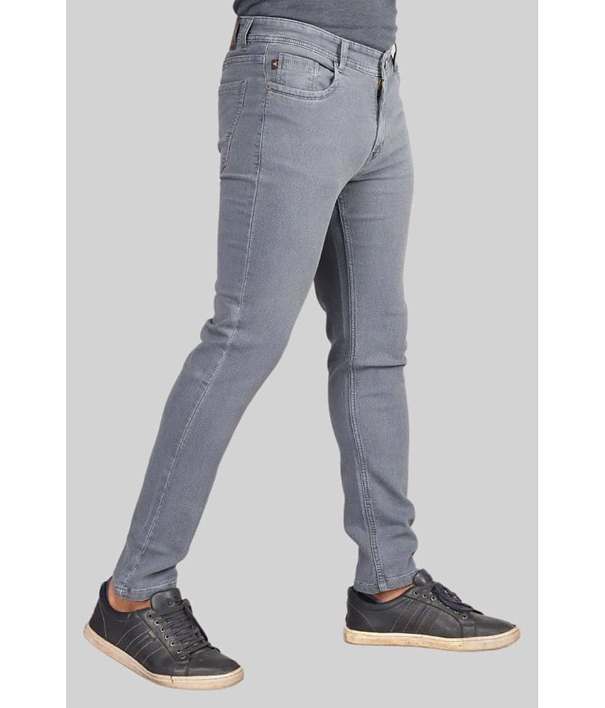 Aflash - Light Grey Denim Slim Fit Men's Jeans ( Pack of 1 ) view 2