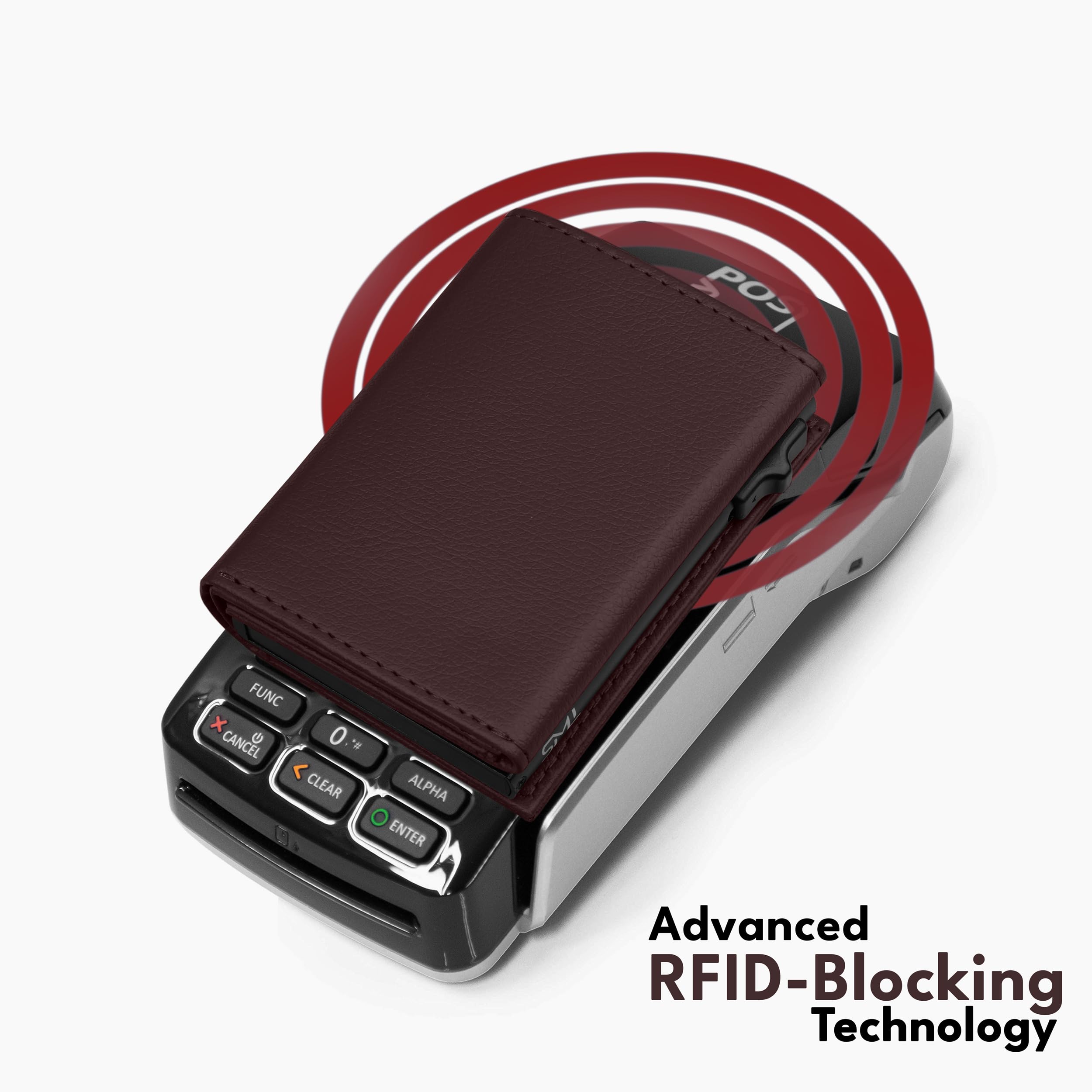 The Wallet Store Urban Pop RFID Protection Wallet Cardholder - Brown view 2