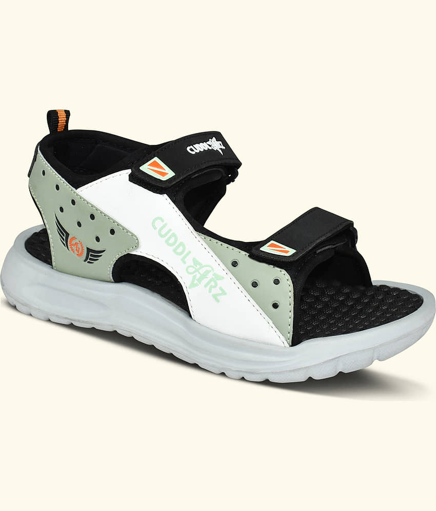 AJANTA Kids Sandal | Stylish Outdoor Sandals for Boys |Lightweight and Comfortable |Velcro Adjustable | Lightweight Anti-Skid Sole, Open-Toe view 2