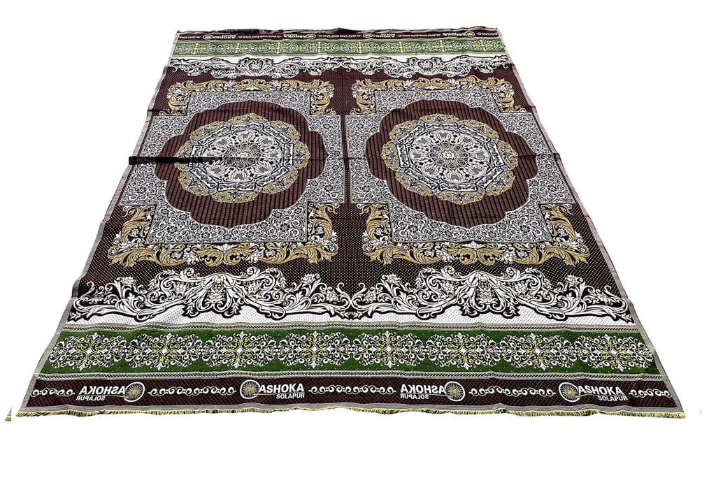 Mandhania Solapuri Chaddar Royal King Size 100% Cotton Dailyuse 202 Pack of 2 (7.5 X 9 Ft) view 2
