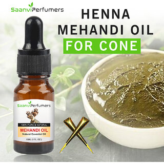 Henna Mehandi Oil For Making Mahendi Cones Used for Making Mahendi Cone, Mahendi Cone Making Oil, Cone Making Oil - 15ml view 2