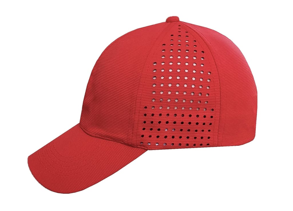 Sports Plain red Racing Fancy mesh Dance Hats Party caps for Men and Boys view 2