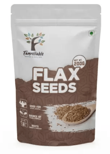 Famreliable Fuel Your Health with 200g of Premium Flax Seeds - Nature's Superfood (200 g)