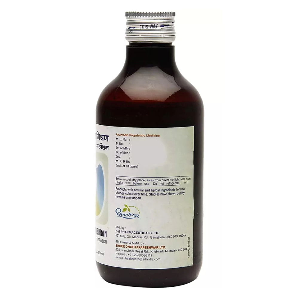 Dhootapapeshwar Amlapitta Mishran Syrup 60 Tab view 2