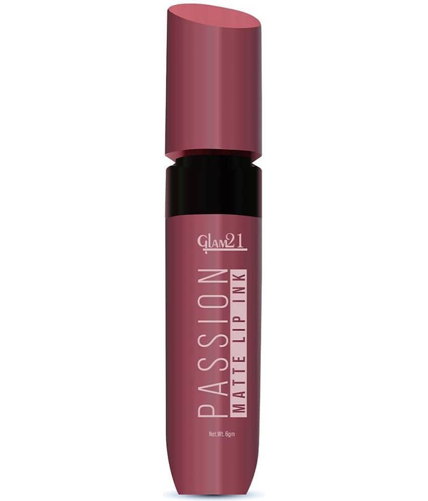 Glam21 Passion Matte Lip Ink Upto 12Hour Color Stay Lightweight & Comfortable 6gm Brick Pink-08 view 2