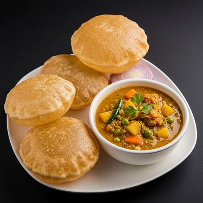 Poori Kurma (3pcs)