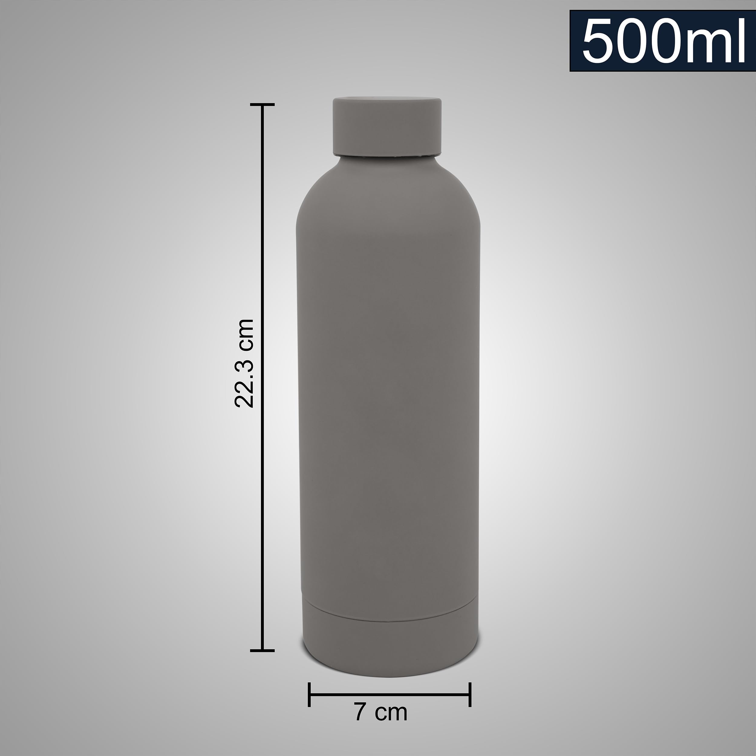The Wallet Store Energizer Vacuum Insulated Water Bottle - Grey view 2
