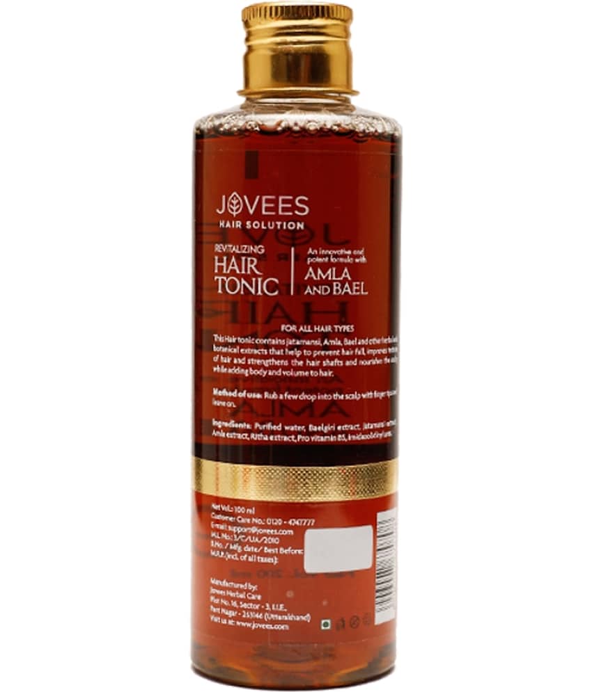 Jovees Herbal Revitalising Amla & Bael Hair Tonic Gives Long Strong Hair 100ml view 2