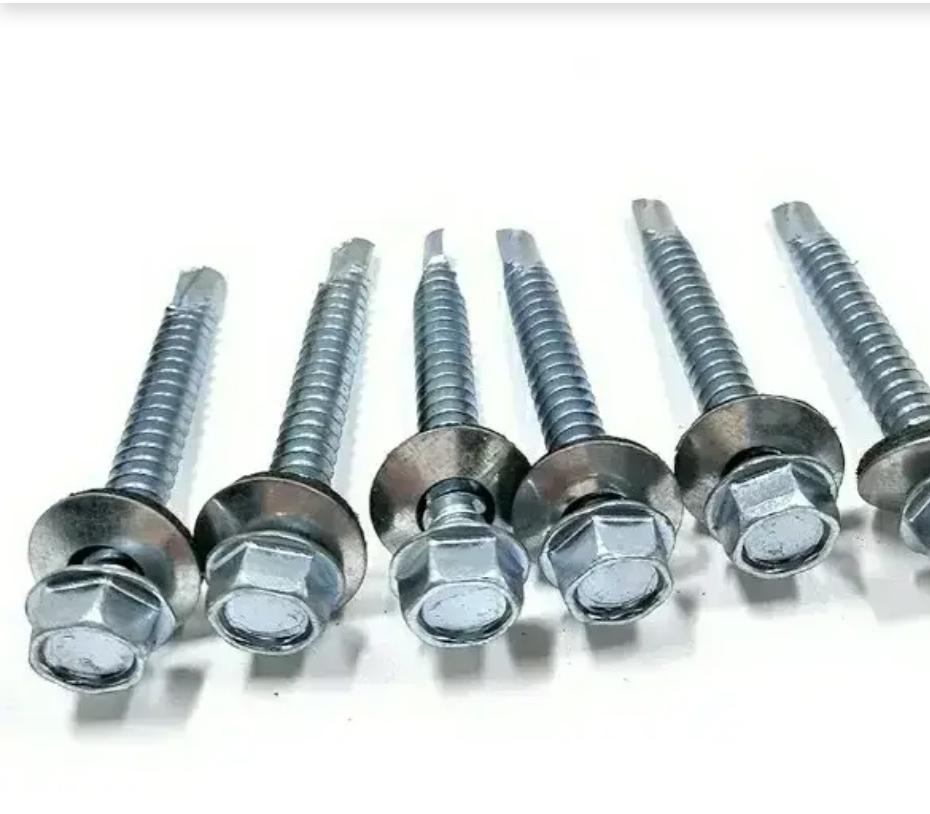 Adison Dry Wall Screws With Nut Washer 20 Mm Screw Pack Of 100 Pcs Sharp End view 2