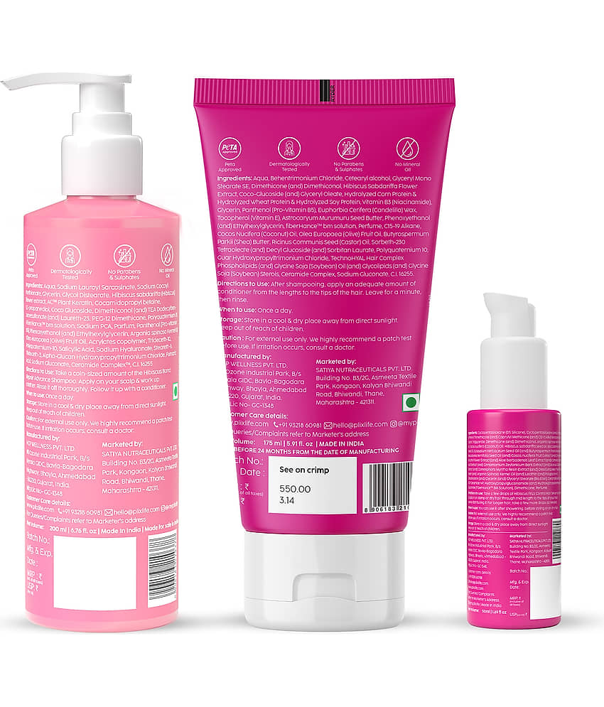 Plix Damage & Repair Shampoo Conditioner & Serum 425 ( Pack of 3 ) view 2