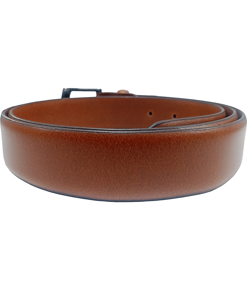 ULTIFAB - Tan Leather Men's Formal Belt ( Pack of 1 ) view 2