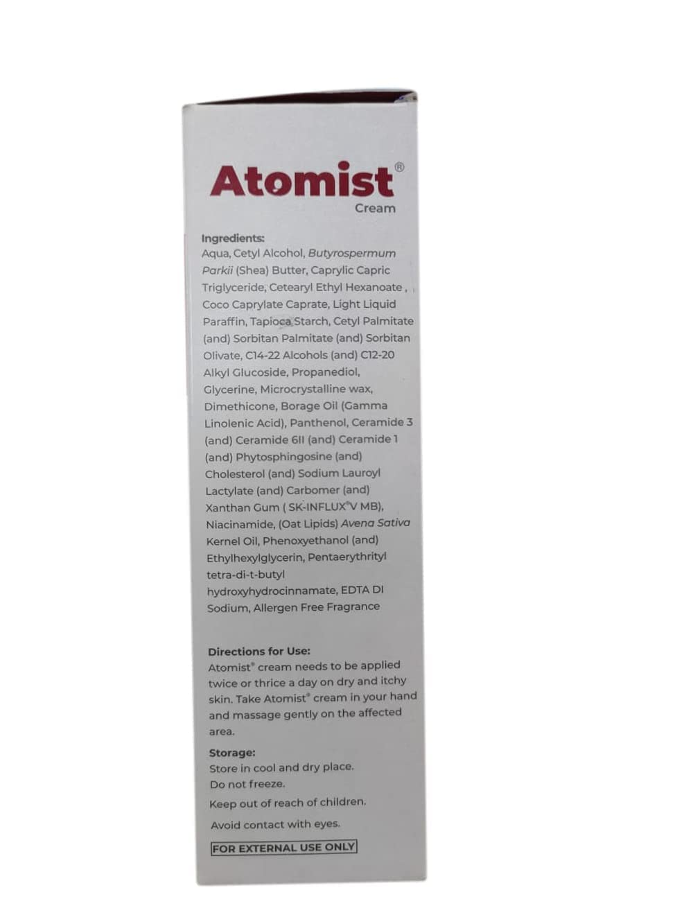 Brinton Atomist Skin Barrier Repair Cream 125 gm | Enriched with Ceramides Oats Lipids & GLA x Pack of 4 view 2