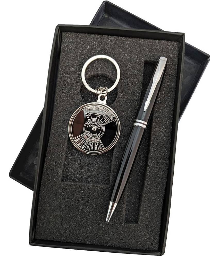 50 Years Calendar Keychain Set with pen Key Chain view 2