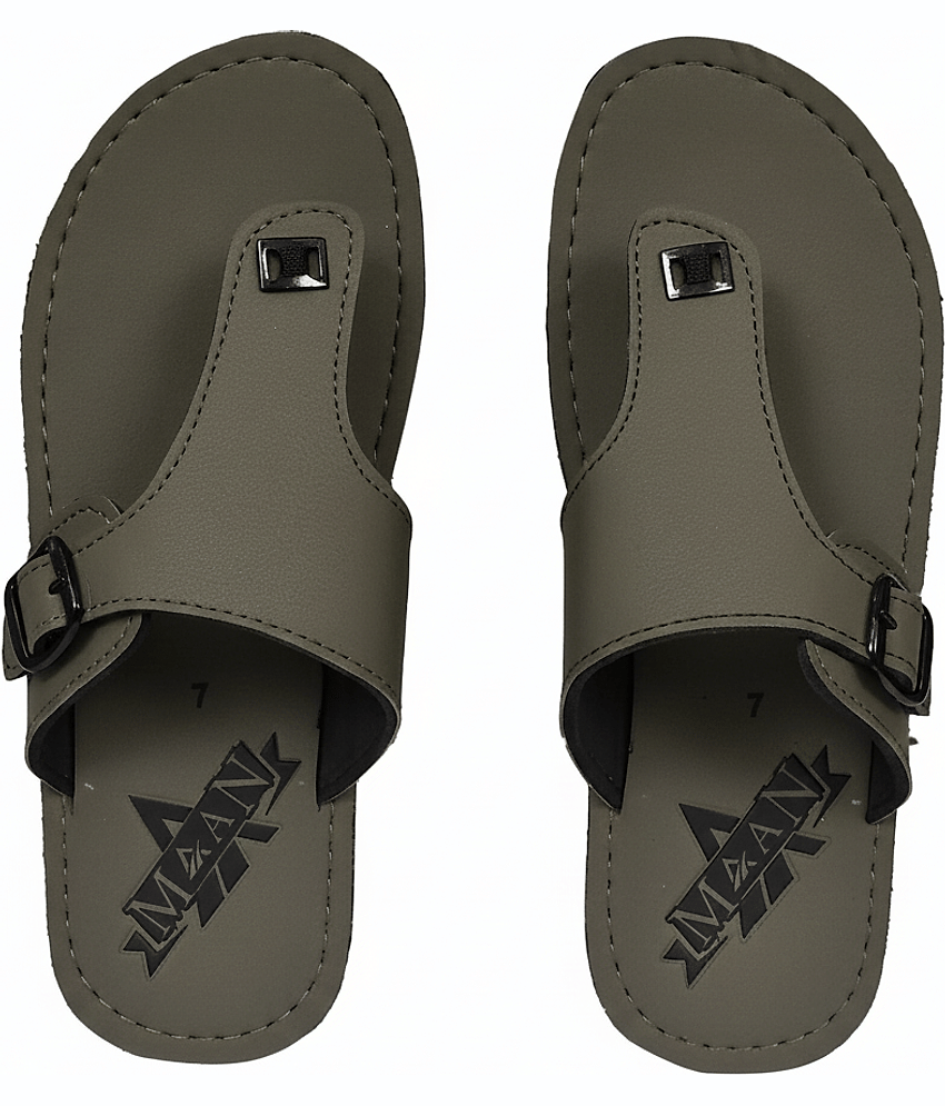 MAAN White Men's Thong Flip Flop view 2