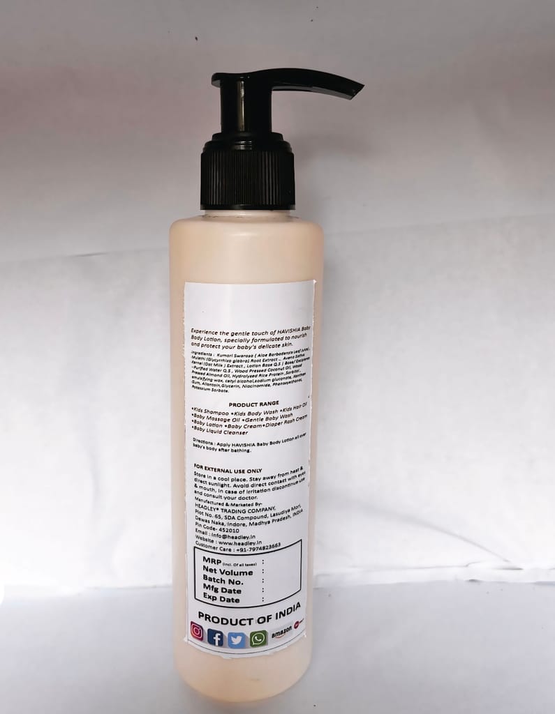 Havisha Baby Body Lotion - Gentle Care for Your Little One's Skin view 2