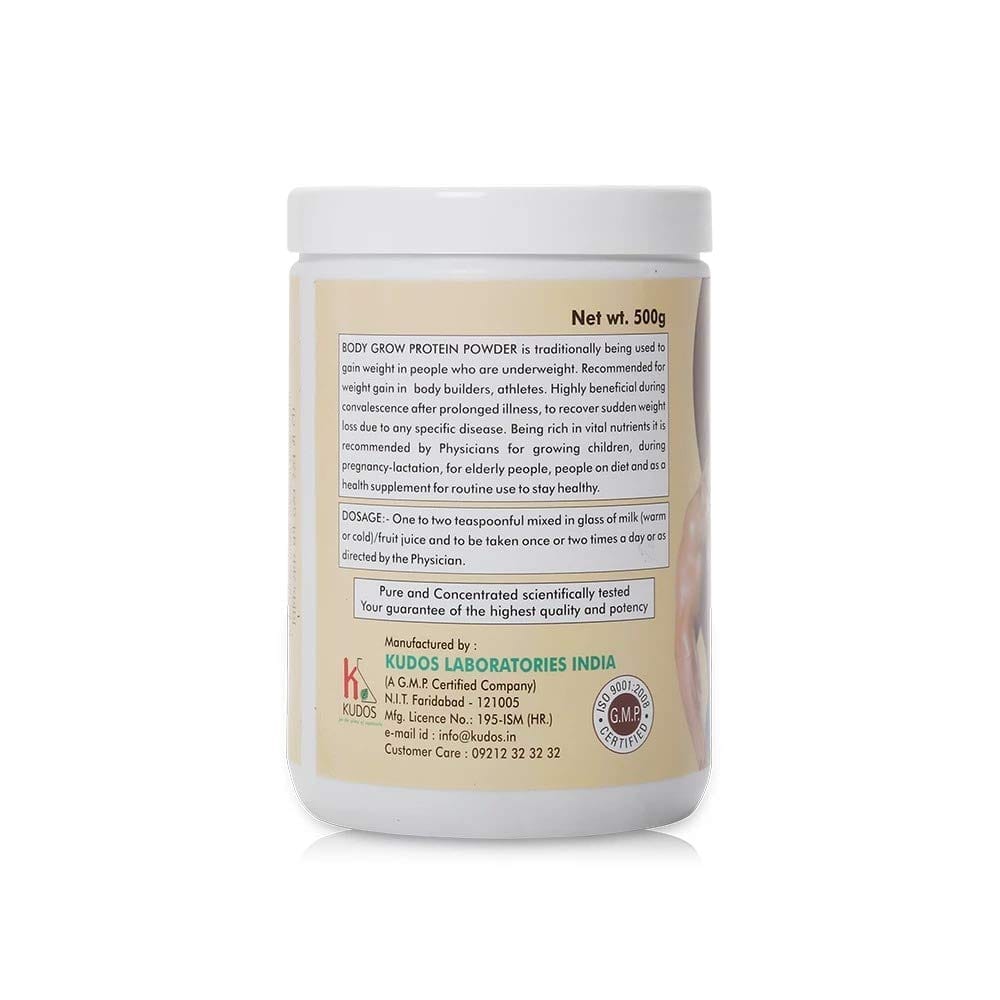 Kudos Ayurveda Body Grow Protein Powder - 500gm view 2