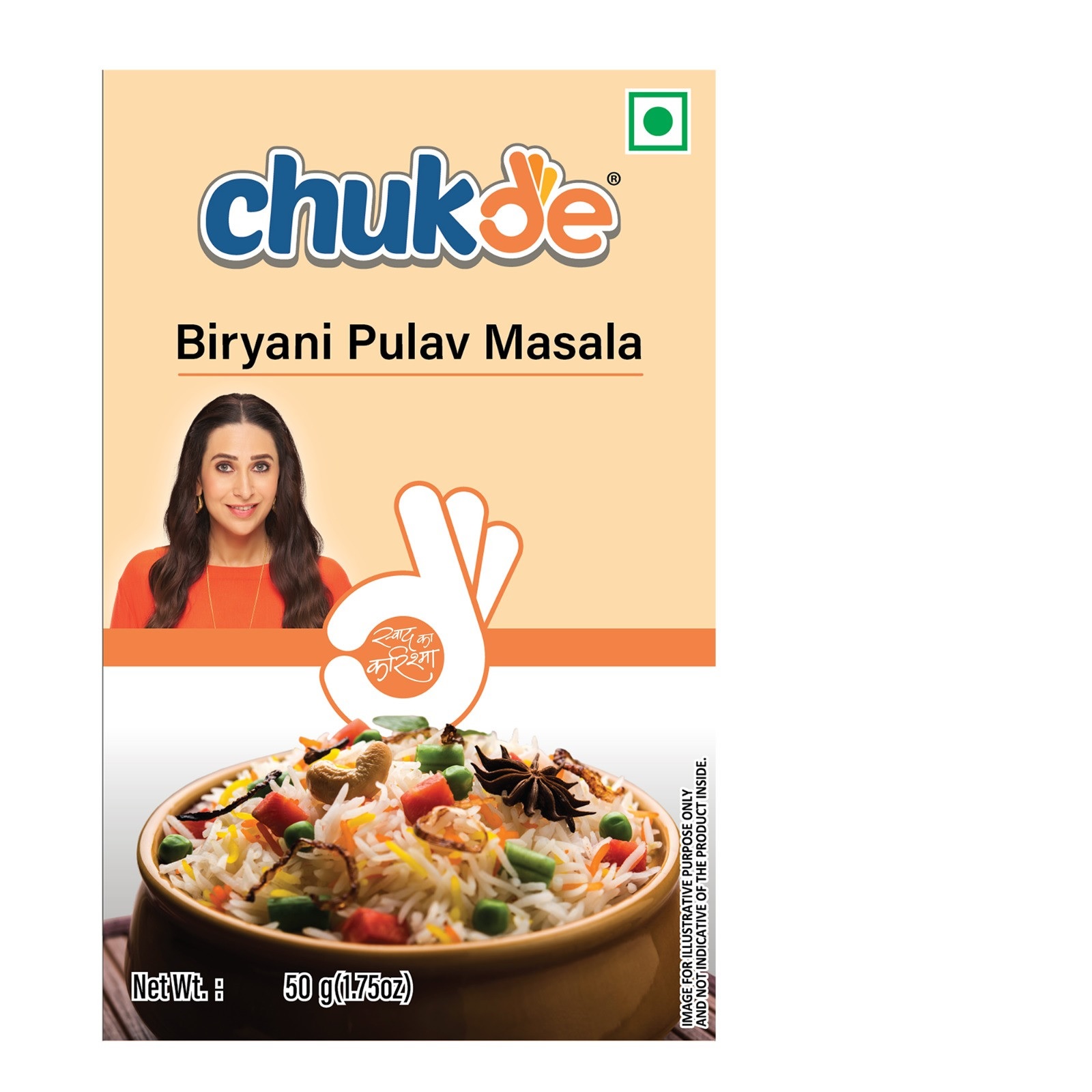 Chukde Spices Biryani Pulav Masala Powder 50gm