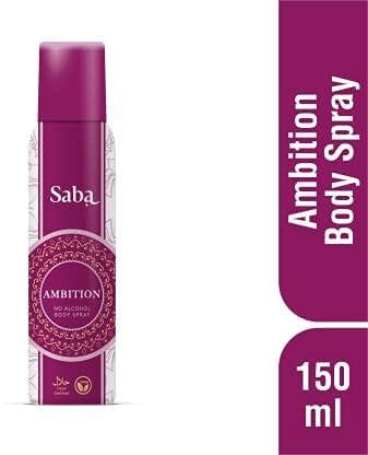 Saba Ambition Fresh Deodorant No alcohol Body Spray Combo Pack of 2 view 2