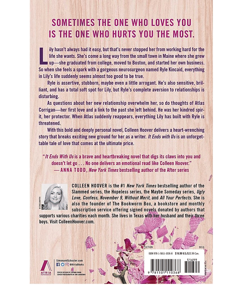 It Ends With Us (English, Paperback) By Colleen Hoover view 2
