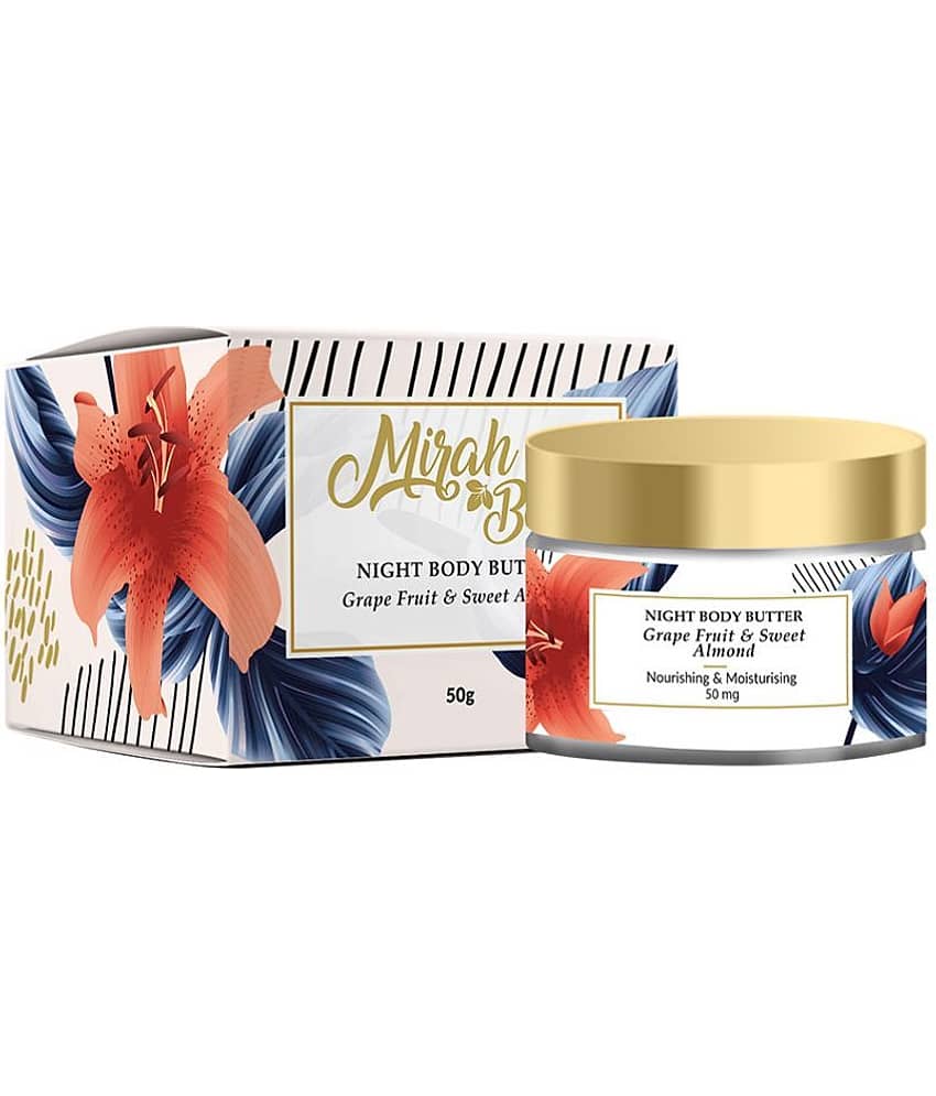 Mirah Belle Grapefruit – Sweet Almond Night Body Butter Cream view 2