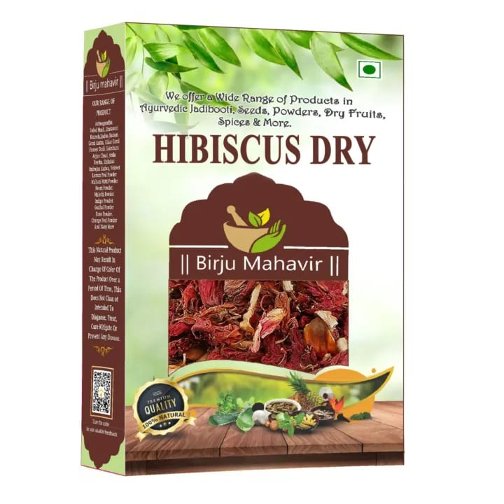 BrijBooti -Hibiscus Flower - Gudhal Phool - Dry Hibiscus Flower