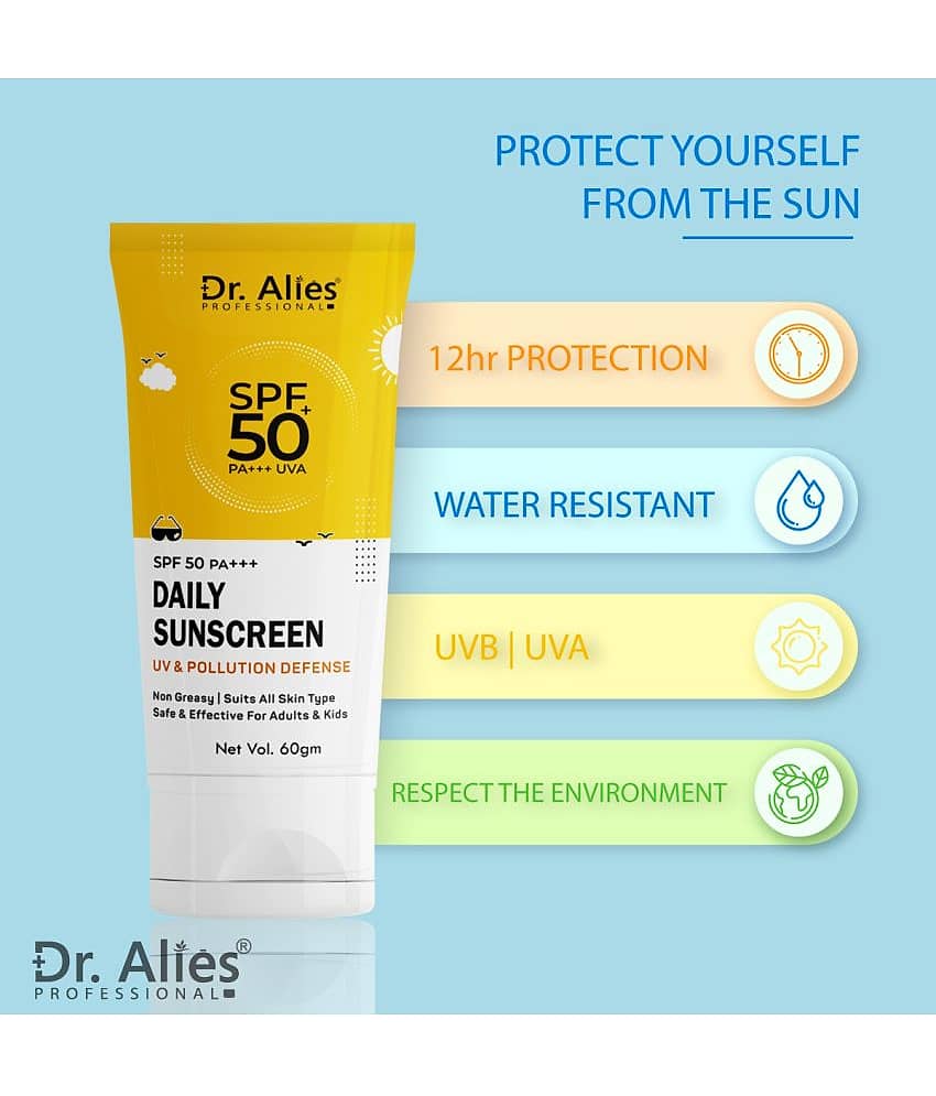 Dr. Alies Professional - SPF 50 Sunscreen Lotion For Normal Skin ( Pack of 1 ) view 2