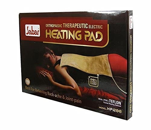 Sabar Orthopaedic Therapeutic Electric Heating Pad for Back Pain Relief w/Two way Power On/Off Switch Control HP-1200 (30x40cms, King Size, XL)
