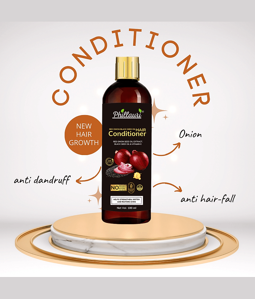Phillauri Red Onion Conditioner for Shiny, Smooth & Healthy Hair Deep Conditioner 200 mL Pack of 2 view 2