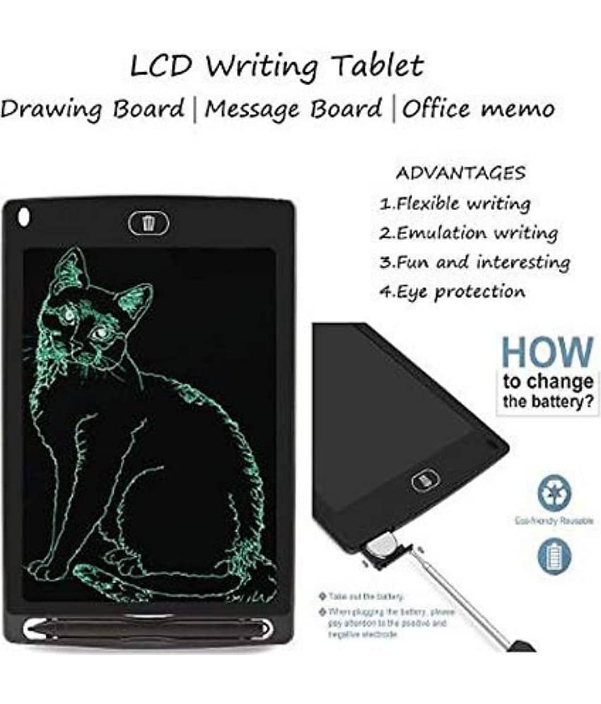 AURAPURO Kids Toys LCD Writing Tablet 8.5Inch E-Note Pad Best Birthday Gift for Girls Boys, Multicolor (SC1667) view 2