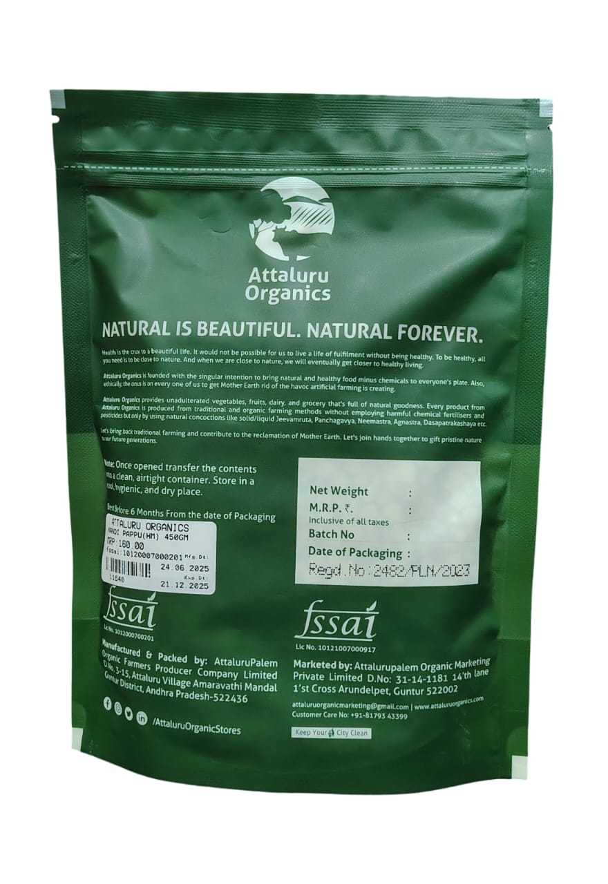 Attaluru Organics Toor Daal view 2