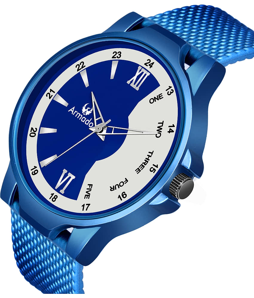 Armado 1513-BLUE Rubber Analog Men's Watch view 2