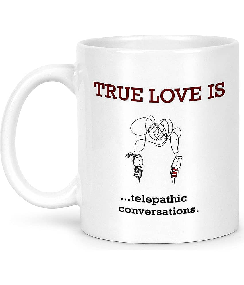Idream Quote Printed Ceramic Coffee Mug 1 Pcs 330 mL view 2