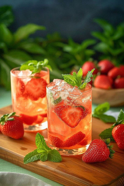 Strawberry mojito