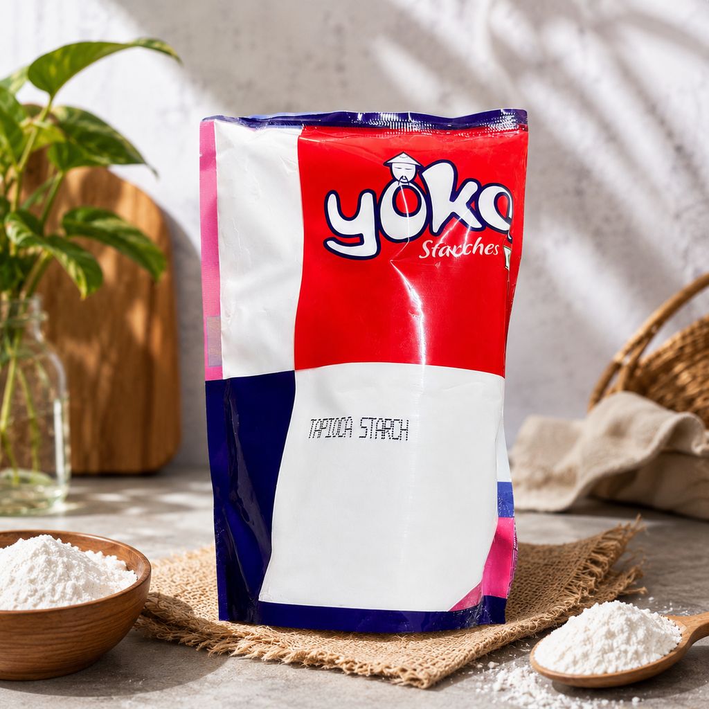 Yoko Tapioca Starch | Premium Tapioca Flour | Cassava Starch | Fine White Starch Powder for Cooking, Baking, Thickening & Food Preparation view 2