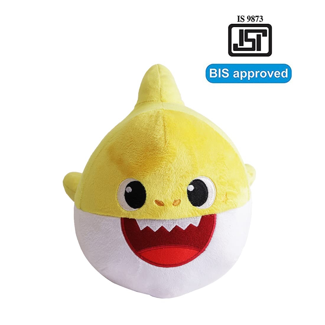 Baby Shark Plush Dance Along with Plush Toy for Kids 1 Year and Above (Yellow) view 2