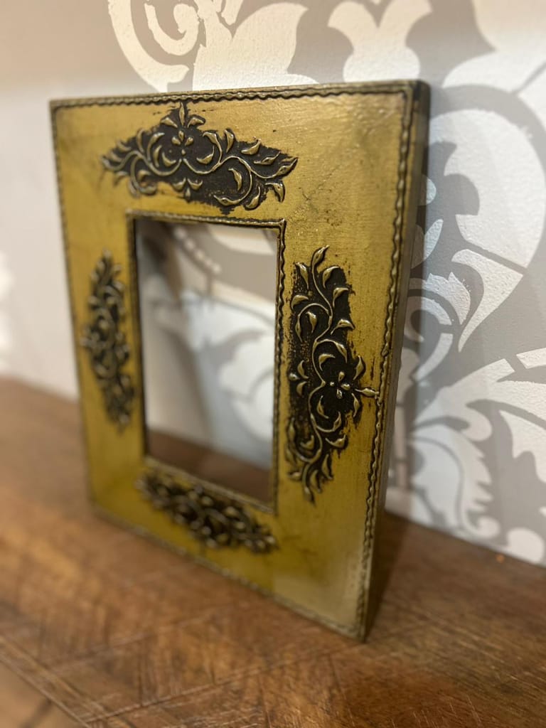 Seju Industires Rajasthani Traditional Hand Made Wooden Wall Hanging Photo Frame for Living Room, Home,Hotel set of 1 view 2