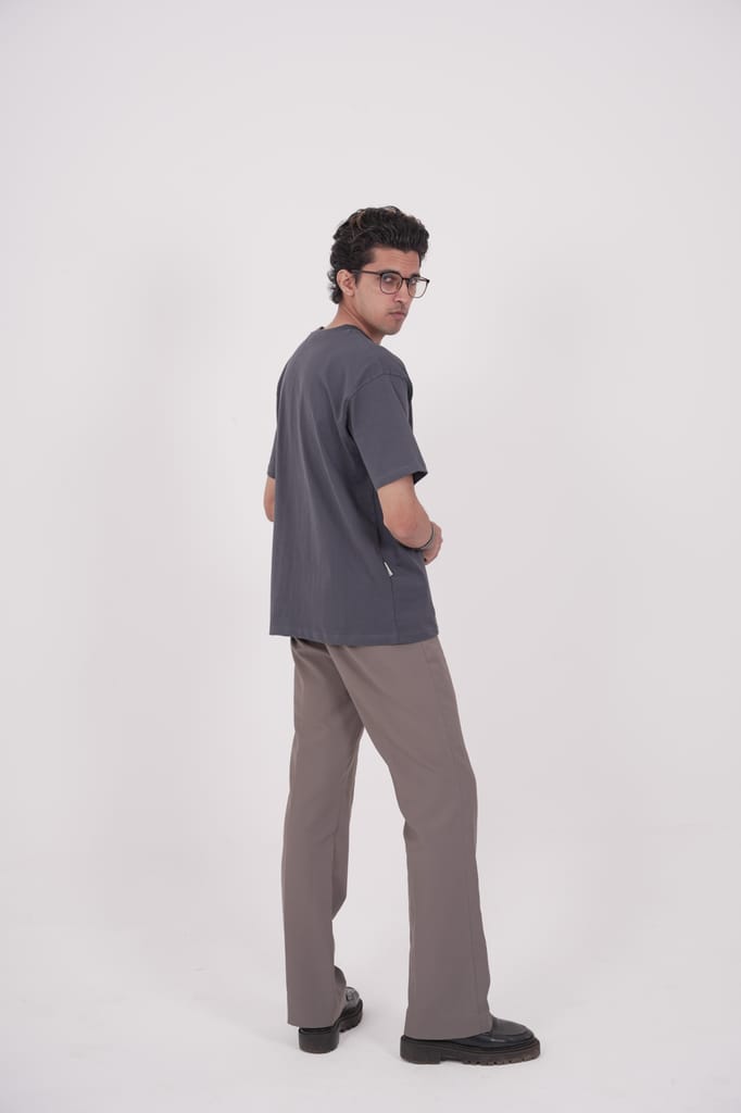 Essential Basics 210GSM oversized Plain T-shirts view 2