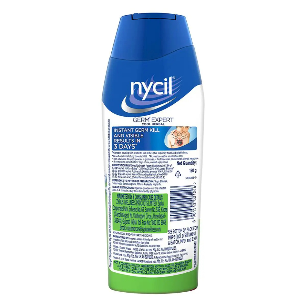 Nycil Prickly Heat Powder 150 Gms view 2